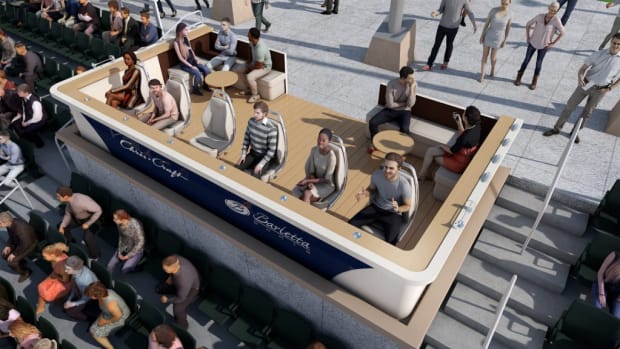 The Dock seating at Target Field